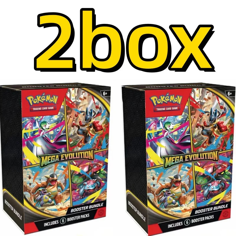 Pokemon TCG English Mega Phantasmal Flames MEGA EVOLUTION Booster Bundle Version