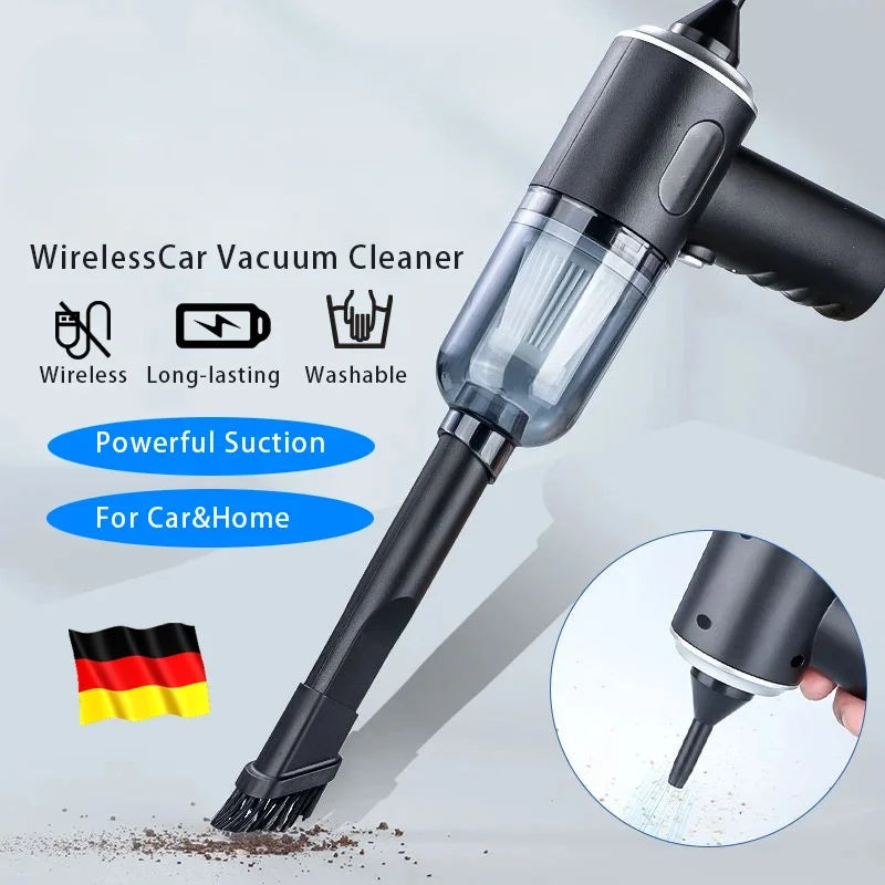 Wireless Car Vacuum Cleaner USB Charging 1200mAh